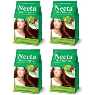 Neeta Natural Henna Based Hair Color 125 gm (Pack of 4) (1000 g) - Hair Oils, Care, and Styling | Buy online on ZillyBuy