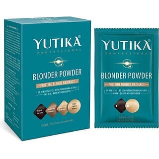 Yutika Professional Blonder Powder, 60gm (Pack of 1) , Light Blue - Hair Oils, Care, and Styling | Buy online on ZillyBuy