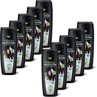 Nisha Shampoo for Healthy Hair Nutritive solution for Women & Men Avocado (Pack OF 10) (1800 ml) - Shampoos and Conditioners | Buy online on ZillyBuy