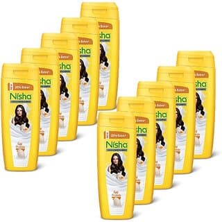 Nisha Shampoo for Healthy Hair Nutritive solutions for Women & Men Egg (Pack OF 10) (1800 ml) - Shampoos and Conditioners | Buy online on ZillyBuy