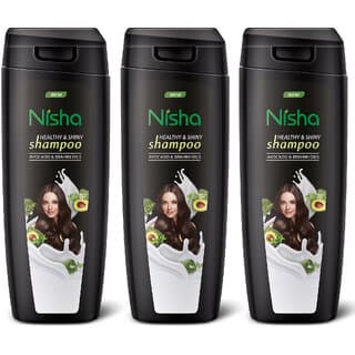 (Pack OF 3) Nisha Shampoo For Women & Men 75ml EACH  | Avocado Flavour  - Shampoos and Conditioners | Buy online on ZillyBuy