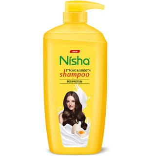 Nisha Egg Protein Shampoo For Strong & Smooth Hair, 650 ML (650 ml) - Shampoos and Conditioners | Buy online on ZillyBuy