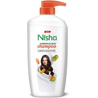 Nisha Smooth Naturally Soft Silky Hair Shampoo, 650 ML White (650) - Shampoos and Conditioners | Buy online on ZillyBuy