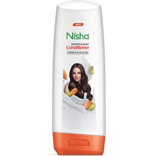 Nisha Smooth & Silky Conditioner, 180 ML White (180 ml) - Shampoos and Conditioners | Buy online on ZillyBuy
