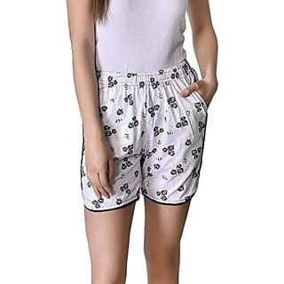 U-Light Women Printed Shorts | Lounge Shorts | Night Wear Shorts For Daily Use - Uncategorized | Buy online on ZillyBuy