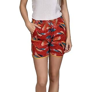 U-Light Women Printed Shorts | Lounge Shorts | Night Wear Shorts For Daily Use - Uncategorized | Buy online on ZillyBuy