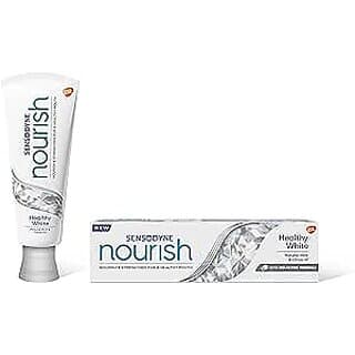 Sensodyne Nourish Healthy White Toothpaste, Protects  Whitens Teeth, 75ml - Oral Care | Buy online on ZillyBuy