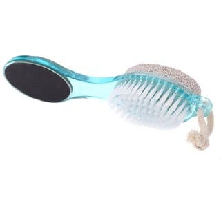 PEDISPIN 4-in-1 Callus Remover & Pedicure Brush Set - Foot Scrubber, Nail Brush, Emery File for Home Foot Spa - Skin Care - Hand and Feet | Buy online on ZillyBuy