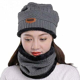 Eastern Club Women Grey Woolen Winter Cap (Pack of 2) - Uncategorized | Buy online on ZillyBuy