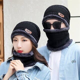 Eastern Club Unisex Black Woolen Winter Cap (Pack of 2) - Uncategorized | Buy online on ZillyBuy