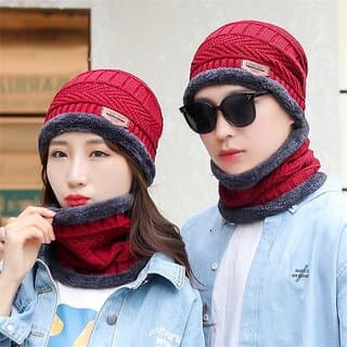 Eastern Club Unisex Red Woolen Winter Cap (Pack of 2) - Uncategorized | Buy online on ZillyBuy