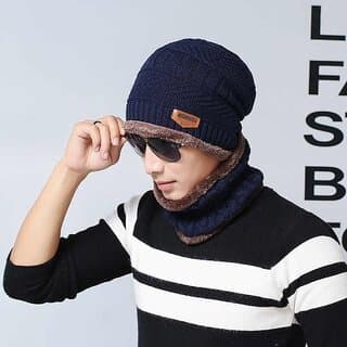 Eastern Club Unisex Blue Woolen Winter Cap (Pack of 2) - Uncategorized | Buy online on ZillyBuy