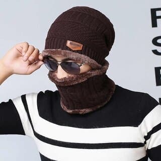 Eastern Club Unisex Brown Woolen Winter Cap (Pack of 2) - Uncategorized | Buy online on ZillyBuy