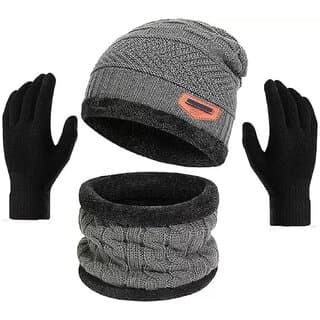 Eastern Club Unisex Grey Woolen Winter Cap (Pack of 3) - Uncategorized | Buy online on ZillyBuy