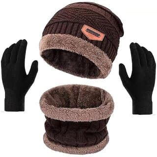 Eastern Club Unisex Brown Woolen Winter Cap (Pack of 3) - Uncategorized | Buy online on ZillyBuy