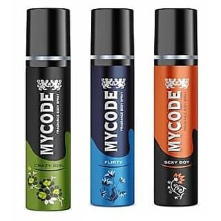 Mycode (Crazygirlflirtysexyboy) Pack Of 3 - Fragrance | Buy online on ZillyBuy
