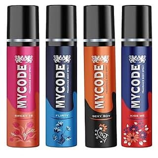 Mycode Celebration Fragrance (Sweet16Flirtysexyboykissme Pack Of 4 - Fragrance | Buy online on ZillyBuy