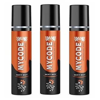 Mycode Sexyboy Fragrance Body Spray (Pack Of 3) - Fragrance | Buy online on ZillyBuy