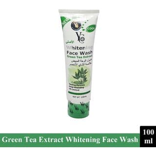 YC Green Tea Extract Whitening Face Wash - Pack Of 1 (100ml) - Skin Care - Face Cleansers | Buy online on ZillyBuy