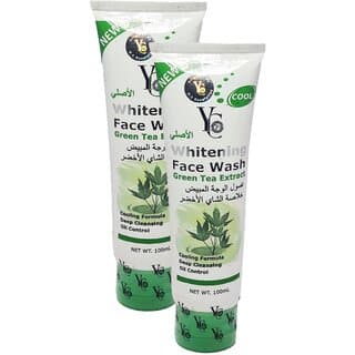 YC Green Tea Extract Whitening Face Wash - Pack Of 2 (100ml) - Skin Care - Face Cleansers | Buy online on ZillyBuy