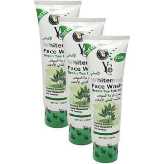 YC Green Tea Extract Whitening Face Wash - Pack Of 3 (100ml) - Skin Care - Face Cleansers | Buy online on ZillyBuy