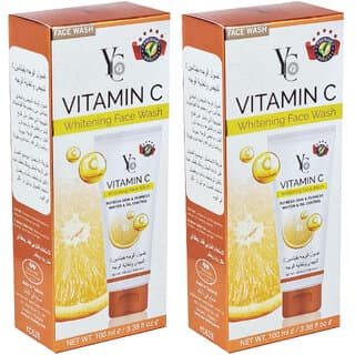 YC Vitamin C Whitening Face Wash - 100ml (Pack Of 2) - Skin Care - Face Cleansers | Buy online on ZillyBuy