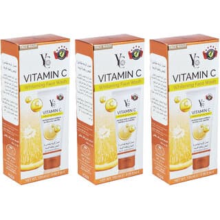 YC Vitamin C Whitening Face Wash - 100ml (Pack Of 3) - Skin Care - Face Cleansers | Buy online on ZillyBuy