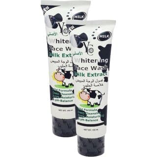 YC Whitening Milk Face Wash - Pack Of 2 (100ml) - Skin Care - Face Cleansers | Buy online on ZillyBuy