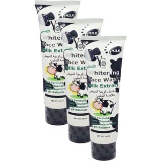 YC Whitening Milk Face Wash - Pack Of 3 (100ml) - Skin Care - Face Cleansers | Buy online on ZillyBuy