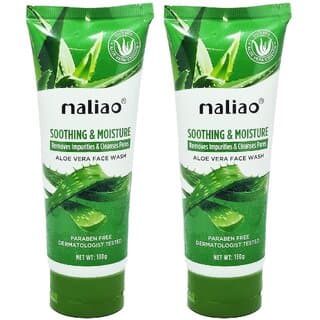 Maliao Soothing & Moisture Aloe Vera Face Wash - 130g (Pack Of 2) - Skin Care - Face Cleansers | Buy online on ZillyBuy