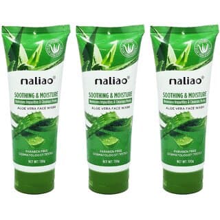 Maliao Soothing & Moisture Aloe Vera Face Wash - 130g (Pack Of 3) - Skin Care - Face Cleansers | Buy online on ZillyBuy