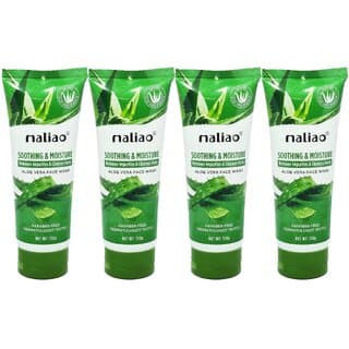 Maliao Soothing & Moisture Aloe Vera Face Wash - 130g (Pack Of 4) - Skin Care - Face Cleansers | Buy online on ZillyBuy