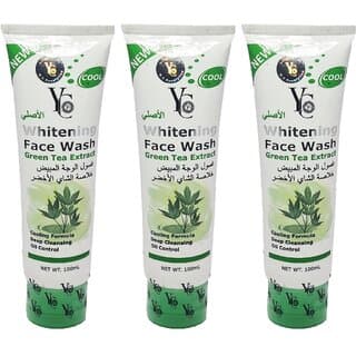 YC Whitening Green Tea Extract Face Wash - 100ml (Pack Of 3) - Skin Care - Face Cleansers | Buy online on ZillyBuy