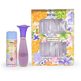 OSSA Vision Flower Gift Set Of EDP Perfume 110ml Body Spray 200ml Special Occasion Combo Set Gift Set For Women (2 Items in the set) - Fragrance | Buy online on ZillyBuy