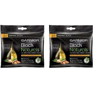 Garnier Black Naturals Original Black 2.0 Creme Color - 20ml+20g (Pack Of 2) - Hair Oils, Care, and Styling | Buy online on ZillyBuy