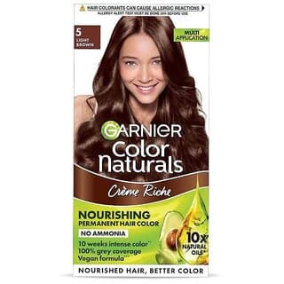 Garnier Color Naturals Light Brown Creme Riche Hair Color - 130ml - Hair Oils, Care, and Styling | Buy online on ZillyBuy