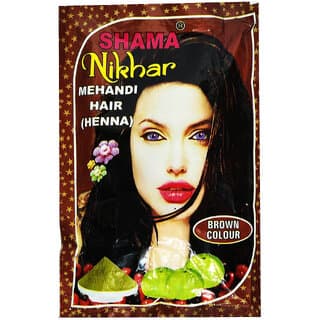 Shama Nikhar Henna Mehandi Brown Hair Colour - 45g - Hair Oils, Care, and Styling | Buy online on ZillyBuy