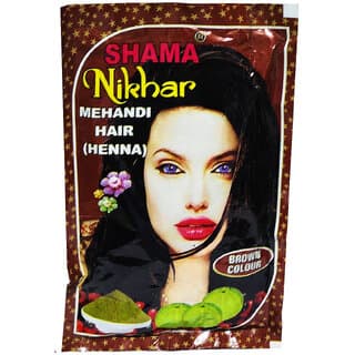 Shama Nikhar Henna Brown Colour Hair - 45gm - Hair Oils, Care, and Styling | Buy online on ZillyBuy