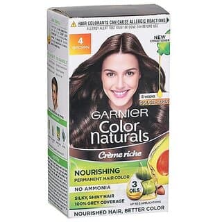 Garnier Color Naturals Cream Brown 4 Hair Color - 35ml+30g - Hair Oils, Care, and Styling | Buy online on ZillyBuy