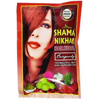 Shama Nikhar Henna Burgundy Hair Colour - 50g - Hair Oils, Care, and Styling | Buy online on ZillyBuy