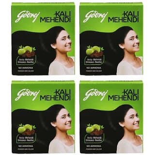 Godrej Kali Mehendi Powder Hair Colour - 24g (Pack Of 4) - Hair Oils, Care, and Styling | Buy online on ZillyBuy