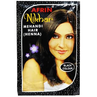 Afrin Nikhar Henna Hair Black Colour - Pack Of 1 (40g) - Hair Oils, Care, and Styling | Buy online on ZillyBuy