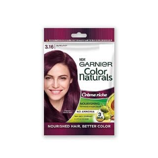 Garnier Color Naturals Burgundy 3.16 Crme Riche Hair Color - 30ml+30g - Hair Oils, Care, and Styling | Buy online on ZillyBuy