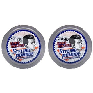 GATSBY Supreme Grease Styling Wax - Pack Of 2 (80g) - Hair Oils, Care, and Styling | Buy online on ZillyBuy