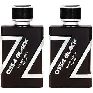 Ossa Black EDP Combo Gift Set Perfume 100ml And Body Spray 200ml For Men With Ambery Notes Long Lasting Fragrance - Fragrance | Buy online on ZillyBuy