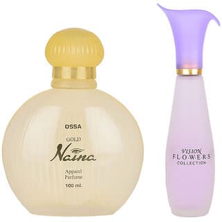 Ossa Vision Flowers EDP Perfume For Women 35ml And Gold Naina EDP Unisex Perfume 100ml Long Lasting Fragrance(Pack of 2) - Fragrance | Buy online on ZillyBuy