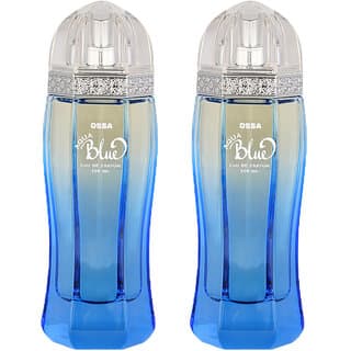 Ossa Aqua Blue EDP 100ml Perfume For Men With Fresh And Citrusy Notes Long Lasting Fragrance (Pack of 2) - Fragrance | Buy online on ZillyBuy