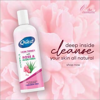 QUEST SKIN TONER WITH ROSE ALOEVERA PACK OF 2 - Skin Care - Face Cleansers | Buy online on ZillyBuy