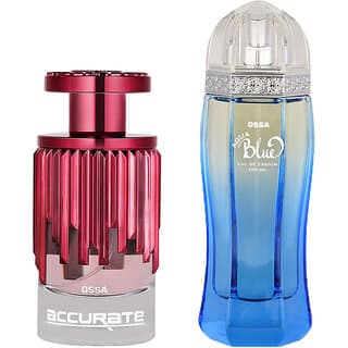 Ossa Accurate EDP 100ml Perfume for Women And Aqua Blue EDP 100ml Perfume For Men Long Lasting Fragrance (Pack of 2) - Fragrance | Buy online on ZillyBuy