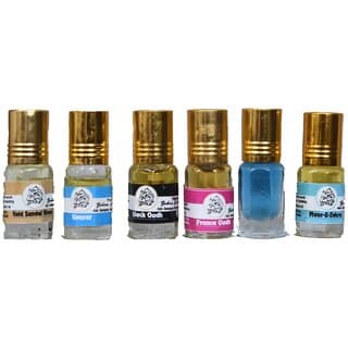 COMBO OF 6 ATTAR BELA WHITE OUD GULAB BLACK OUD MAJMUA - Fragrance | Buy online on ZillyBuy